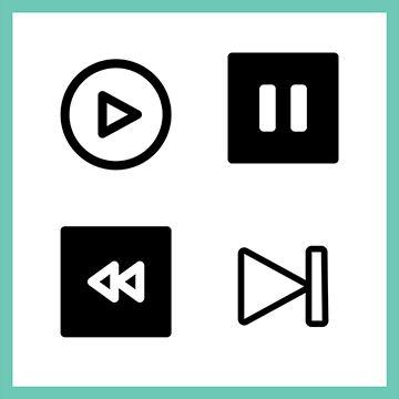 FileMaker Playback Icon Set logo
